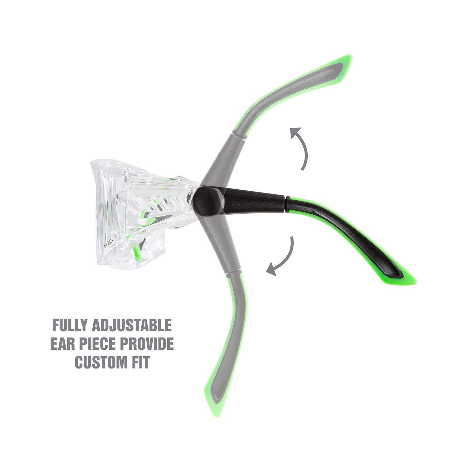 OEM TOOLS HD Multifocal Safety Reading Glasses +2.5 for Men & Women - Computer, Reading, and Outdoor Use