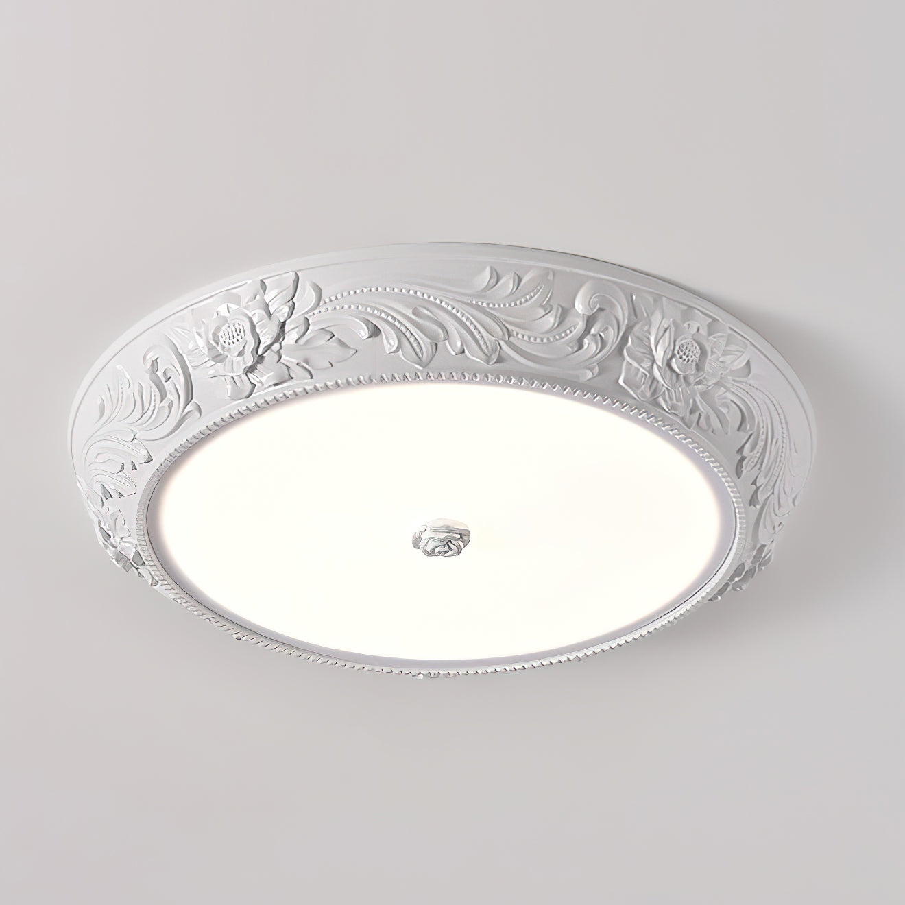 Modern Embossed Resin Ceiling Light Fixture - Elegant Home & Office Lighting for Living Room, Bedroom, Dining Area | Energy Efficient & Stylish Design