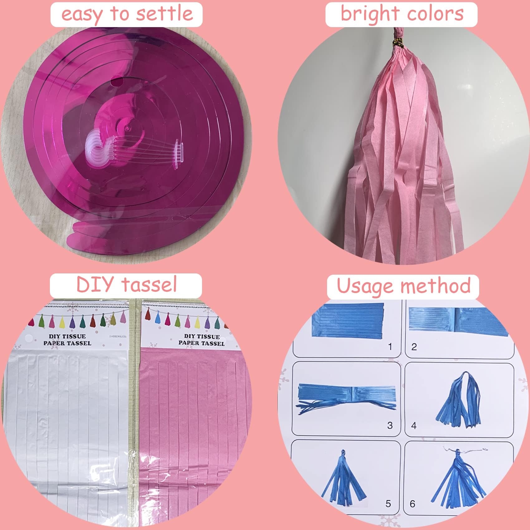 23rd Birthday Decorations for Women - Pink & White Balloons, Banner & Party Supplies | Perfect for Girlfriend, Wife, Sister | Ideal for Birthday Parties, Surprises & Celebrations