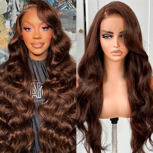 Chocolate Brown Wig Human Hair