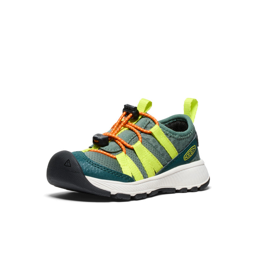 Toddlers' Motozoa Sneakers - Comfortable Kids' Shoes in Sea Moss/Scarlet Ibis Colors | Perfect for Playtime, Preschool & Outdoor Activities