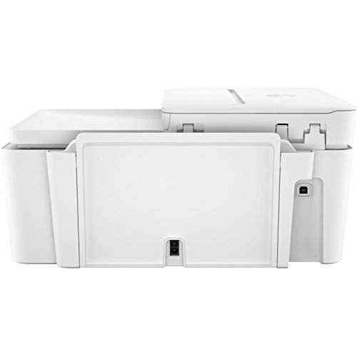 HP DeskJet Plus 4130 All-in-One Wireless Printer - Print, Scan, Copy, Fax | A4 Paper Size | Automatic Document Feeder | WiFi & USB Connectivity | 6 Months Instant Ink Included | White | Perfect for Home Office & Small Business Use