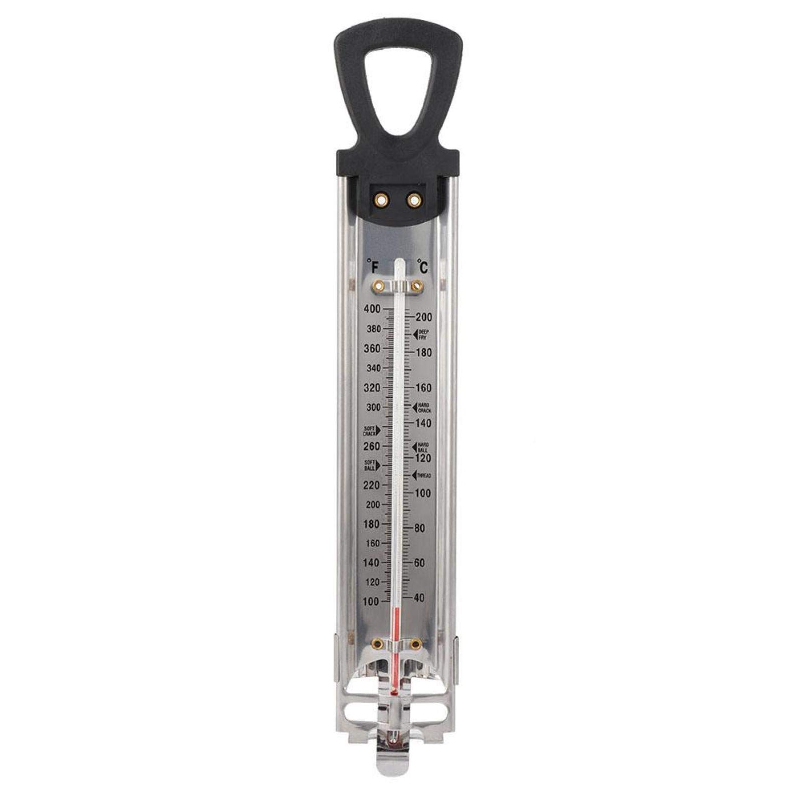 **Digital Candy Thermometer with Fahrenheit & Celsius Scales - Hanging Kitchen Thermometer for Cooking, Candy Making, BBQ, and Liquids - Accurate Temperature Measurement for Home & Professional Use**