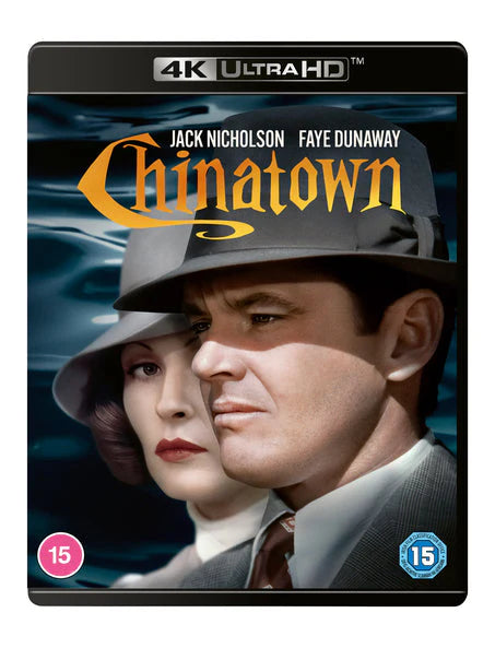 Chinatown 4K Ultra HD Blu-ray Movie | Classic Film Noir Collection | Perfect for Home Theater & Movie Night Entertainment