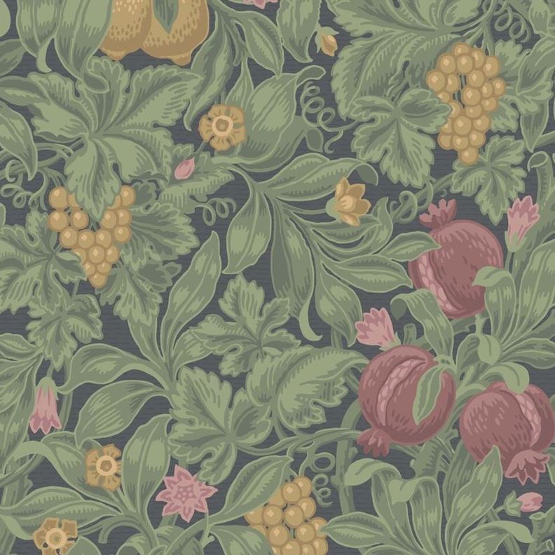 Cole & Son Vines of Pomona Multi-Color Botanical Wallpaper Roll - Premium Floral Design for Living Room, Bedroom & Dining Room Decor