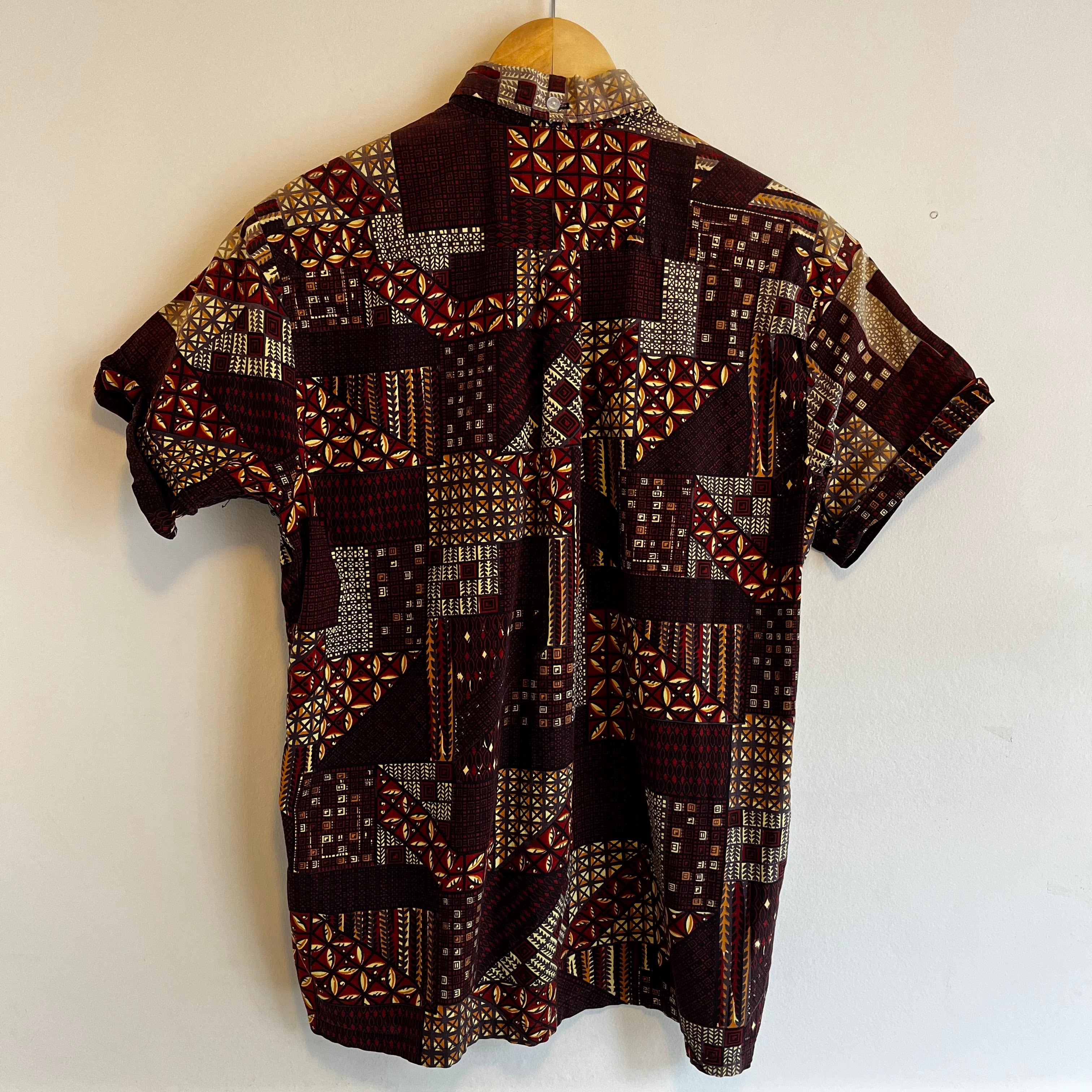 Rust Button Up Shirt for Men | Casual Long Sleeve Plaid Flannel Shirt | Perfect for Outdoor Camping, Hiking, and Fall Layering