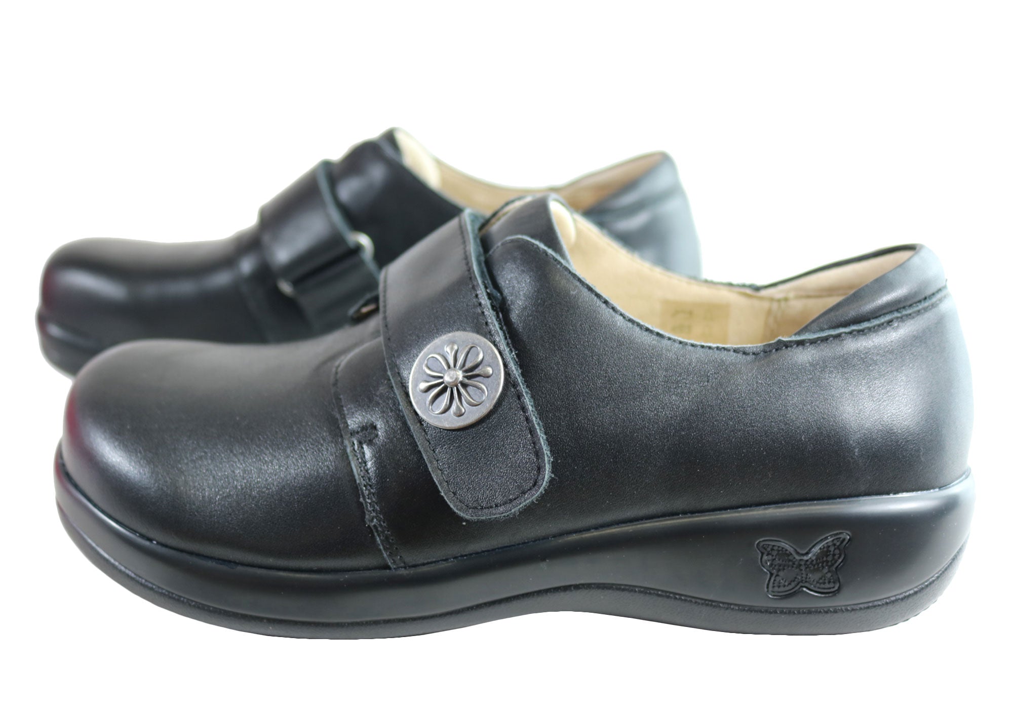 Alegria Joleen Women's Comfortable Leather Shoes with Adjustable Strap - Perfect for Work, Nursing & All-Day Wear
