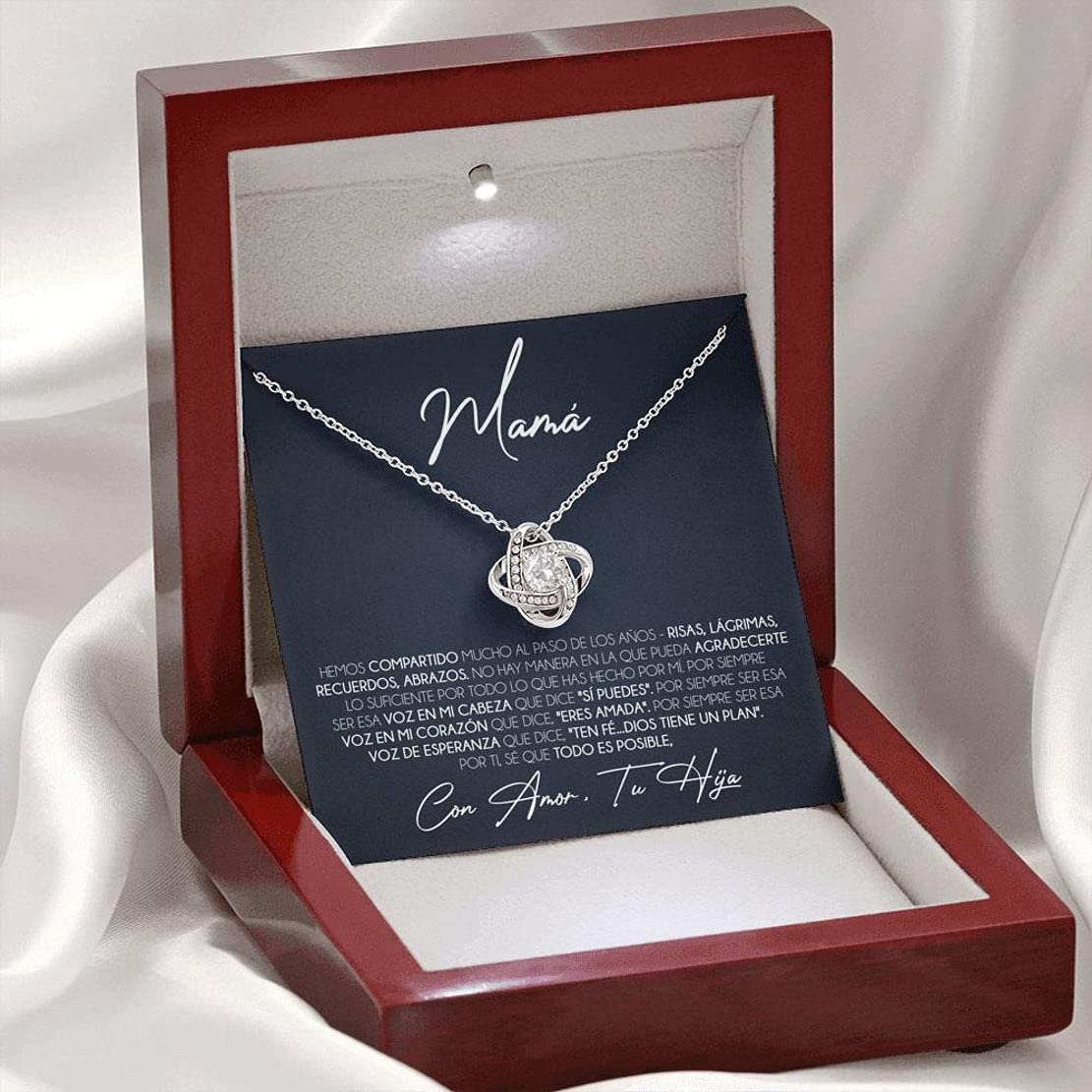 Regalo Para Mamá De Hija - Collar Madre e Hija - Para Mi Madre - Cumpleaños De Mamá - Regalo Día De Las Madres - Mejor Regalo Para La Mejor Mamá - Birthday, Vacation, Christmas Gifts - VIGIFSANA - Perfecto Para Aniversarios, Celebraciones Familiares y Momentos Especiales
