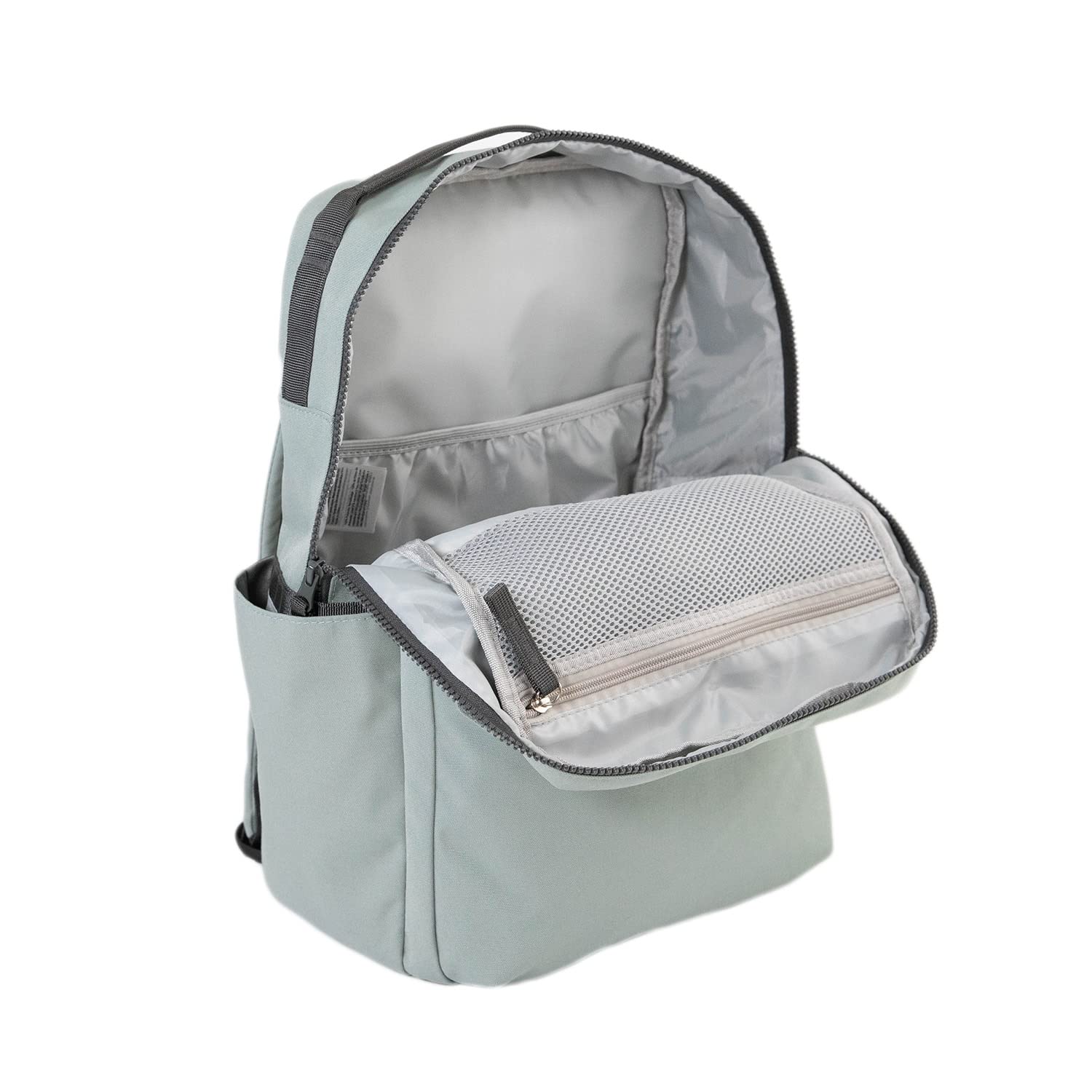 RED ROVR Roo Backpack - Lightweight Diaper Bag with Changing Pad, Large Capacity Multifunctional Travel Backpack for Parents | Water Resistant with Multiple Pockets | Perfect Gift for Mom & Dad in Sage Green | Ideal for Daycare, Travel, and Outdoor Adventures