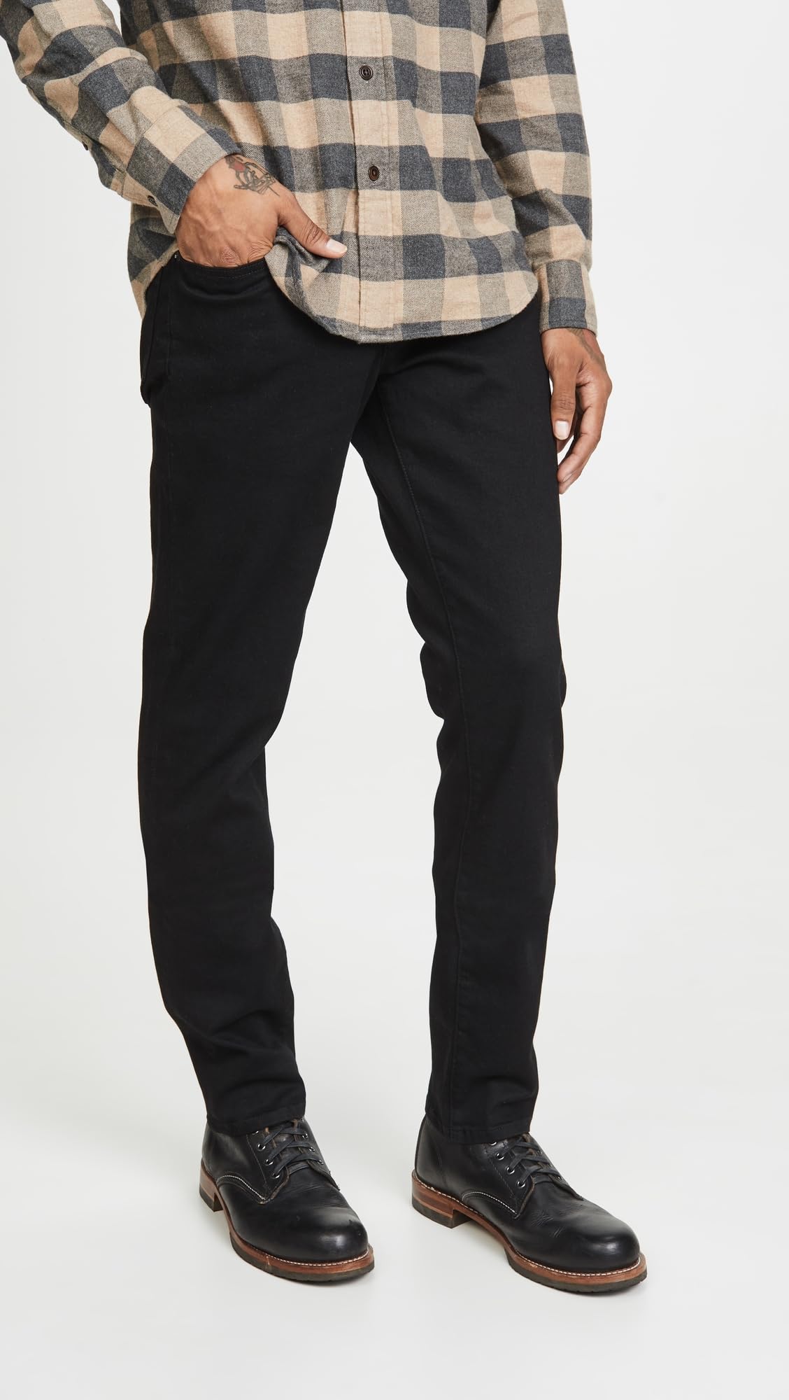 FRAME Men's L'Homme Slim Fit Stretch Denim Jeans - Comfortable & Stylish for Casual Wear, Office & Night Out