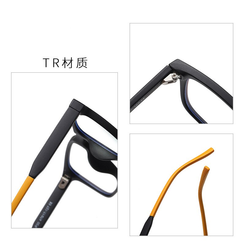 Bclear Kids Square Full Rim Silica Titanium Eyeglasses WD5105 - Durable & Lightweight Children's Glasses for School, Reading & Daily Wear