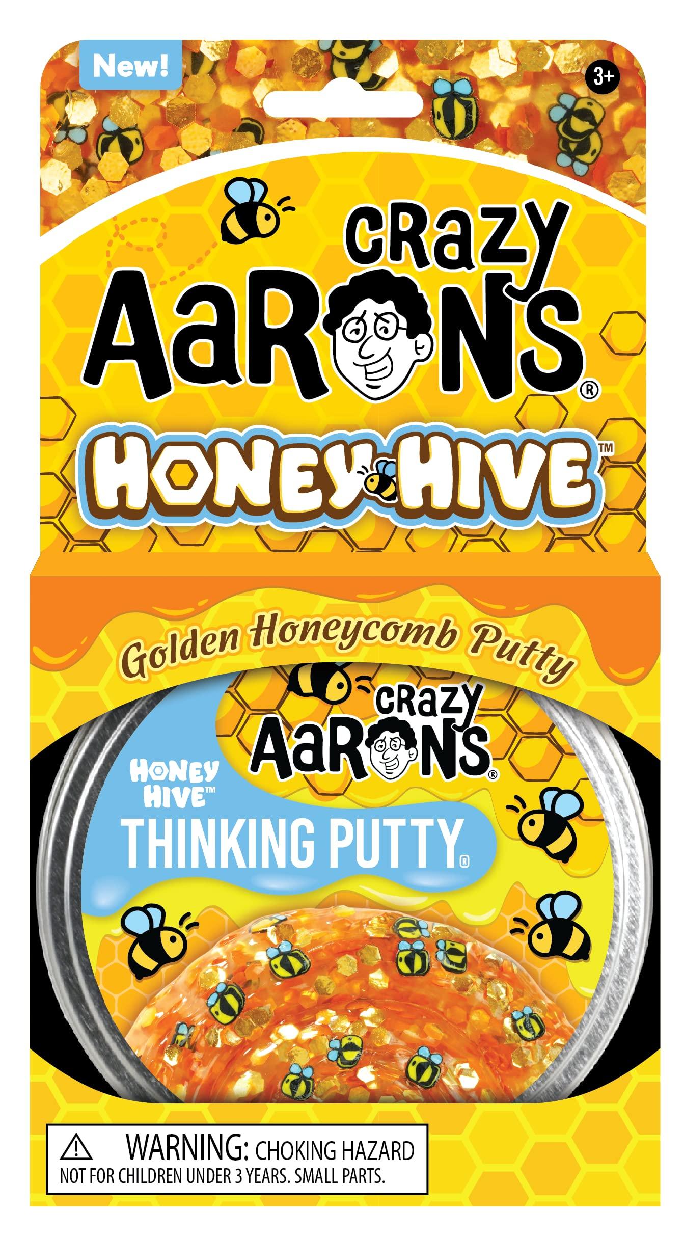 Crazy Aaron's Honey Hive Thinking Putty - Sensory Fidget Toy for Stress Relief, Office Desk & Classroom Focus Aid