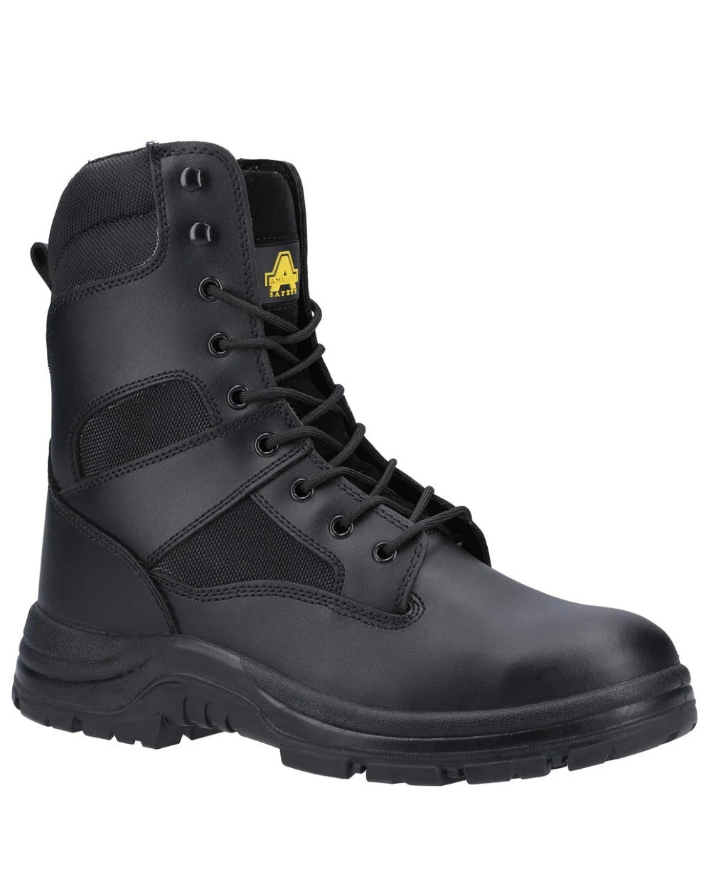 Amblers Safety FS008 Hi-Leg S3 SRC Certified Work Boots - Slip Resistant & Steel Toe for Construction, Warehouse & Industrial Safety
