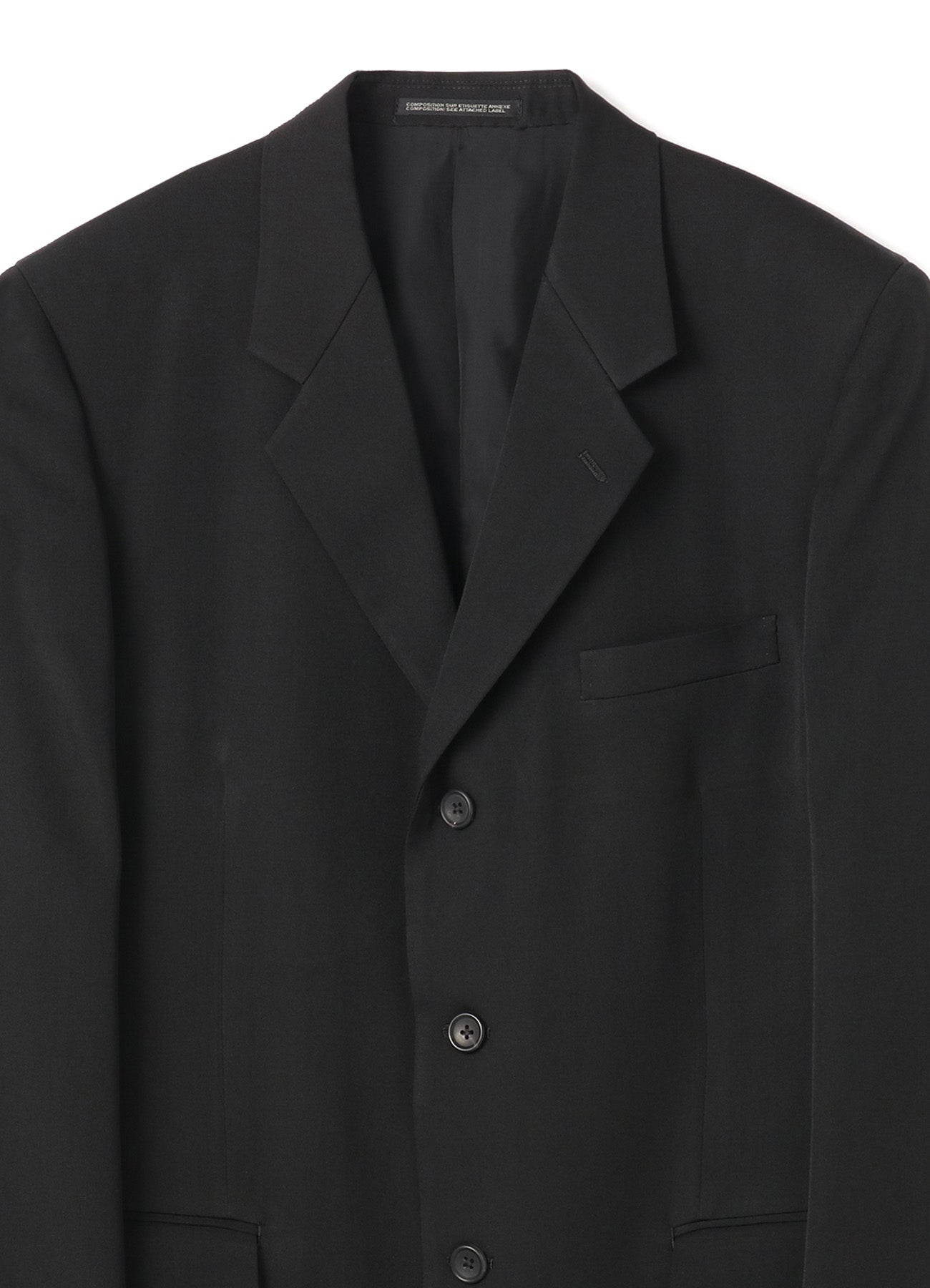 Men's Gabardine 3-Button Single Breasted Suit Jacket - Formal Business Attire for Weddings, Office & Special Occasions