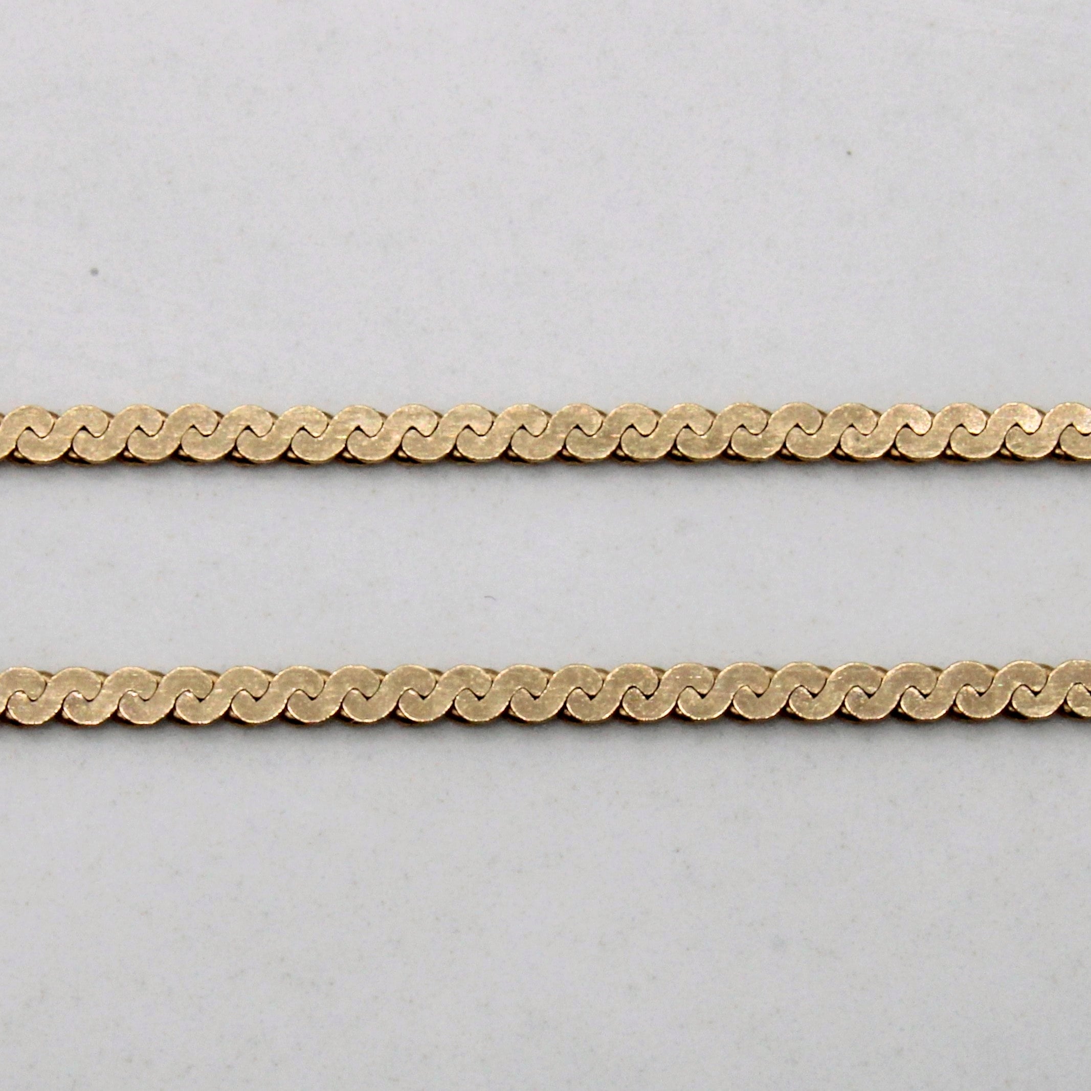 10K Yellow Gold S-Link Chain Necklace 21 Inches - Elegant & Durable Jewelry for Women, Perfect for Everyday Wear, Parties & Gifts