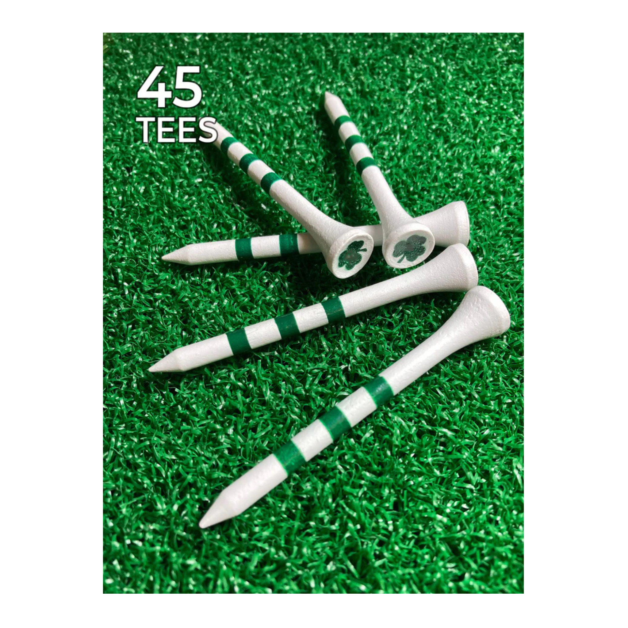 Premium PrideSports Special Edition Wood Golf Tees - 12 Pack, Natural Wood, 2.75 Inch for Drivers - Perfect for Golf Tournaments, Driving Range & Backyard Practice