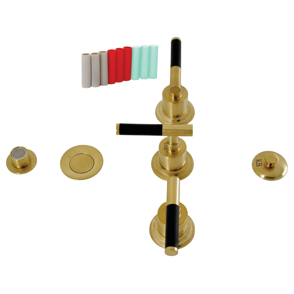 Kingston Brass KB6325CKL Kaiser 3-Handle Bidet Faucet - Chrome Finish for Modern Bathrooms | Perfect for Bathroom Renovation & Luxury Spa Experience