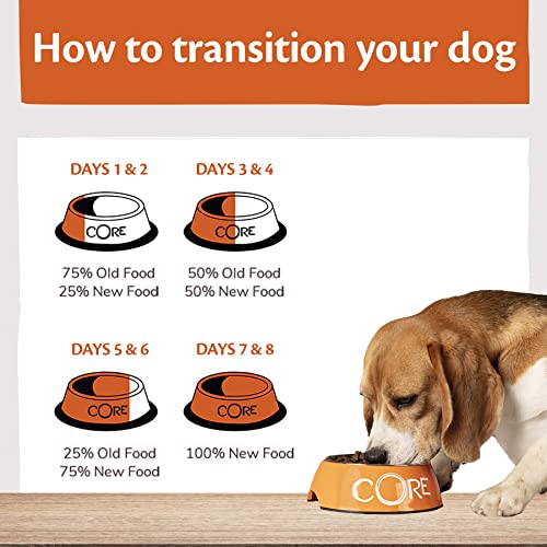 Wellness CORE Natural Grain-Free Dry Dog Food for Medium Breed Adults - High Protein Chicken & Turkey Recipe (10kg) - All-Natural Nutrition with No Added Sugar - Perfect for Active Dogs & Daily Meals