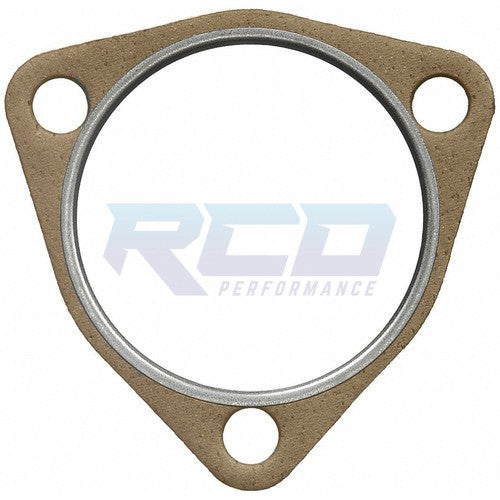 Fel Pro 2008-2010 Ford 6.4L Powerstroke Exhaust Manifold Flange Gasket - 3 Bolt Design - Heavy Duty Replacement Part for Diesel Trucks - Perfect for Off-Roading & Towing Applications