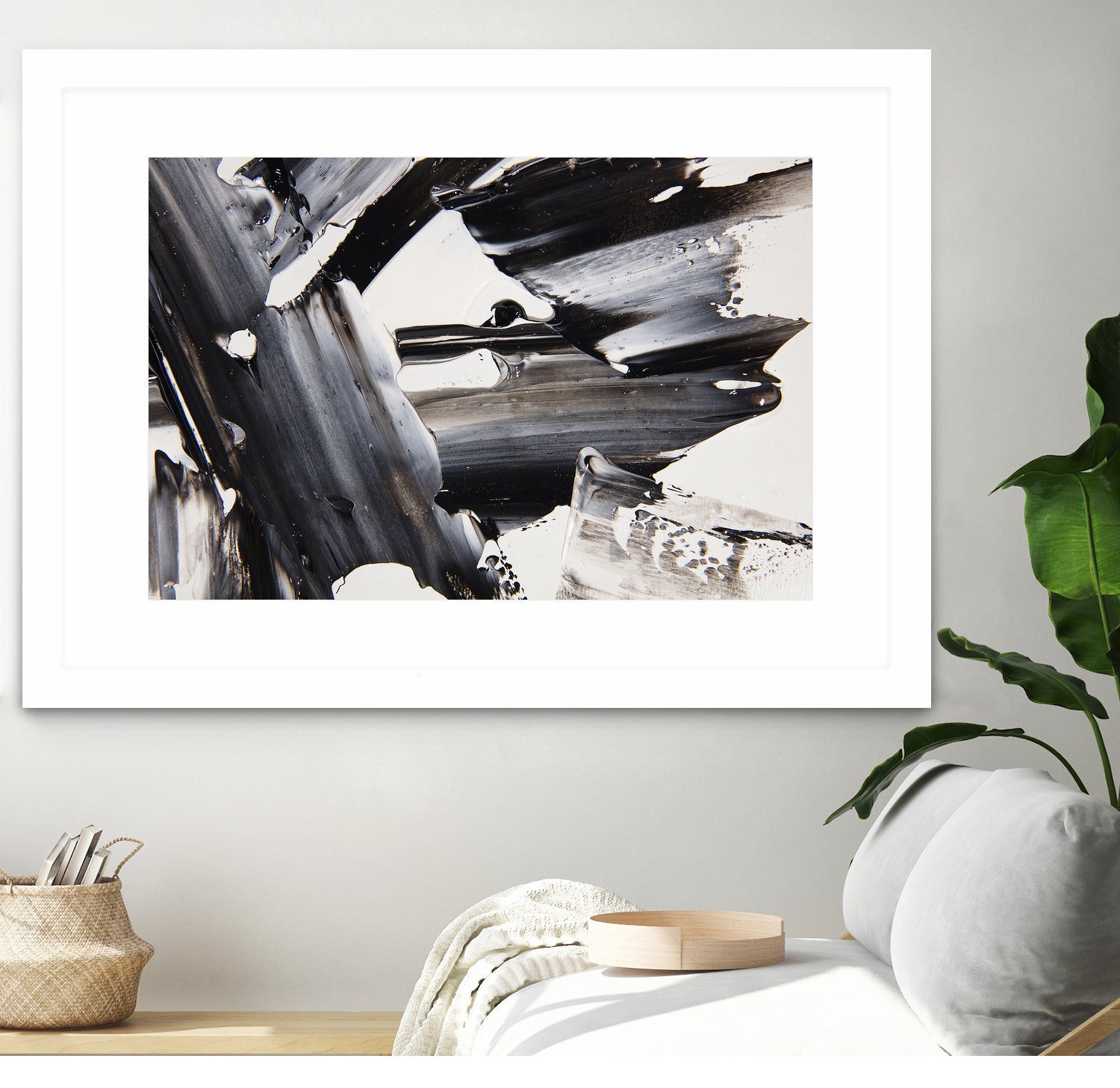 Abstract Painting Composition nAo20 - Modern Wall Art for Home & Office Decor | Perfect for Living Room, Bedroom, or Studio