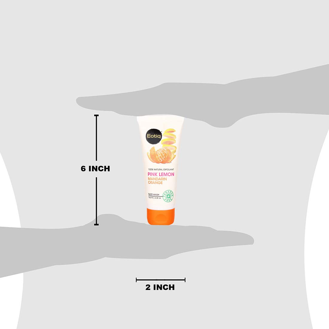 Eotiq Pink Lemon & Mandarin Face Wash 100ml - Gentle Cleansing for Sensitive Skin - Perfect for Morning & Night Skincare Routine