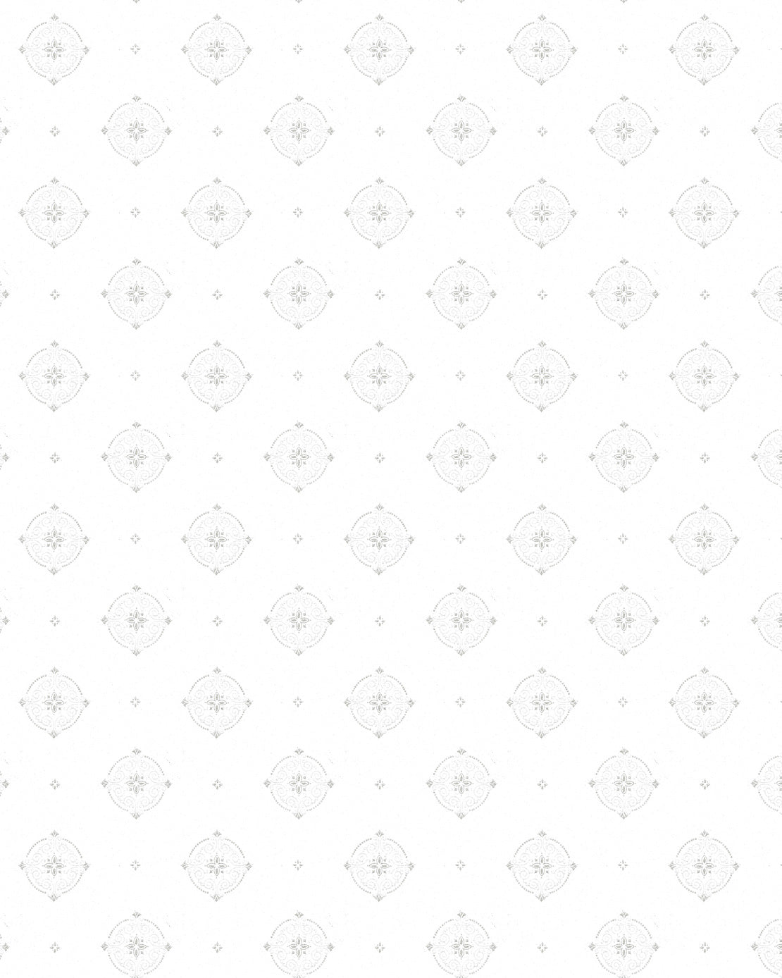 Lim & Handtryck Wallpaper - Gunnebo Castle White/Silver - Premium Scandinavian Design for Living Room & Bedroom Decor