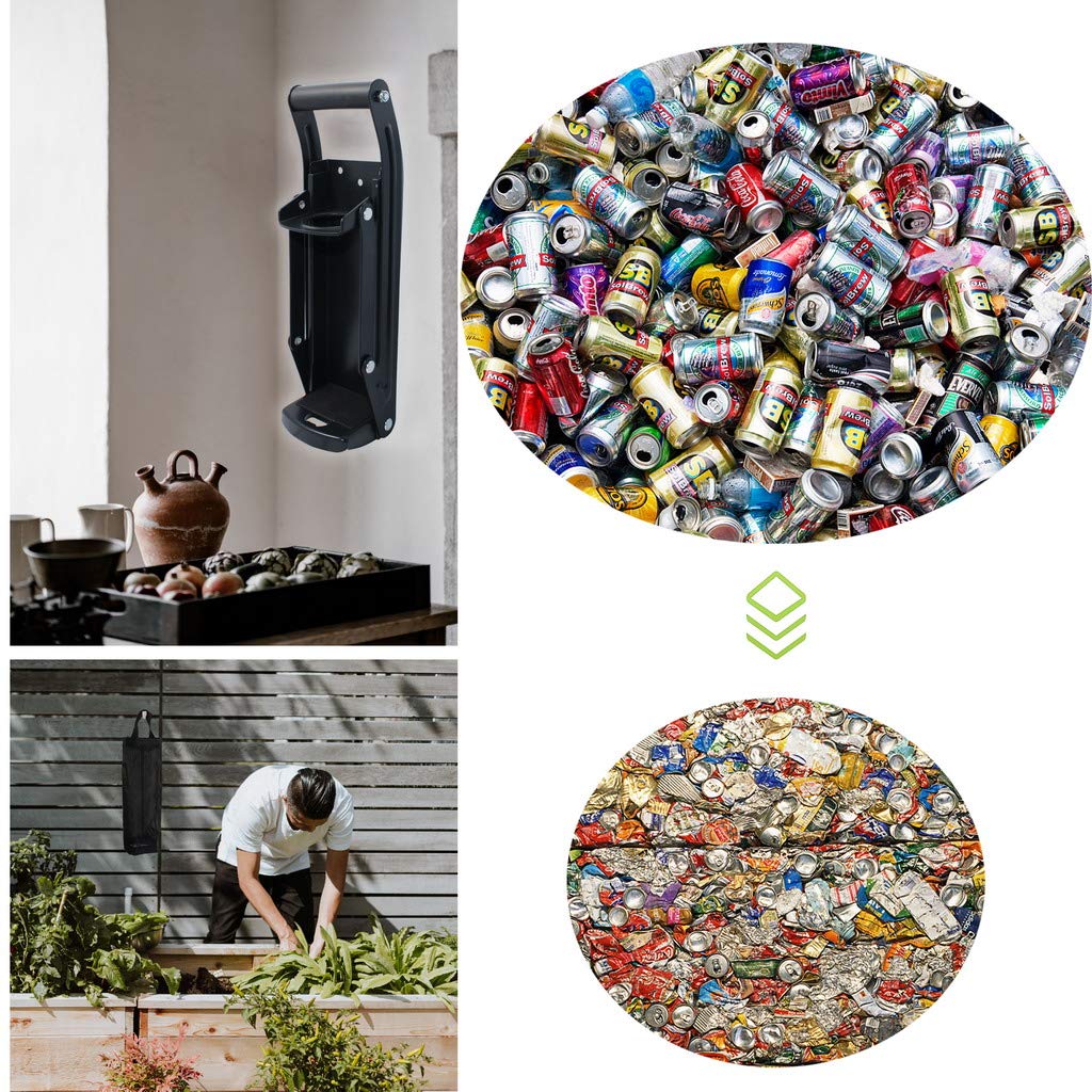 Wall Mounted 16oz Can Crusher for Soda & Beer Cans - Easy Recycling at Home