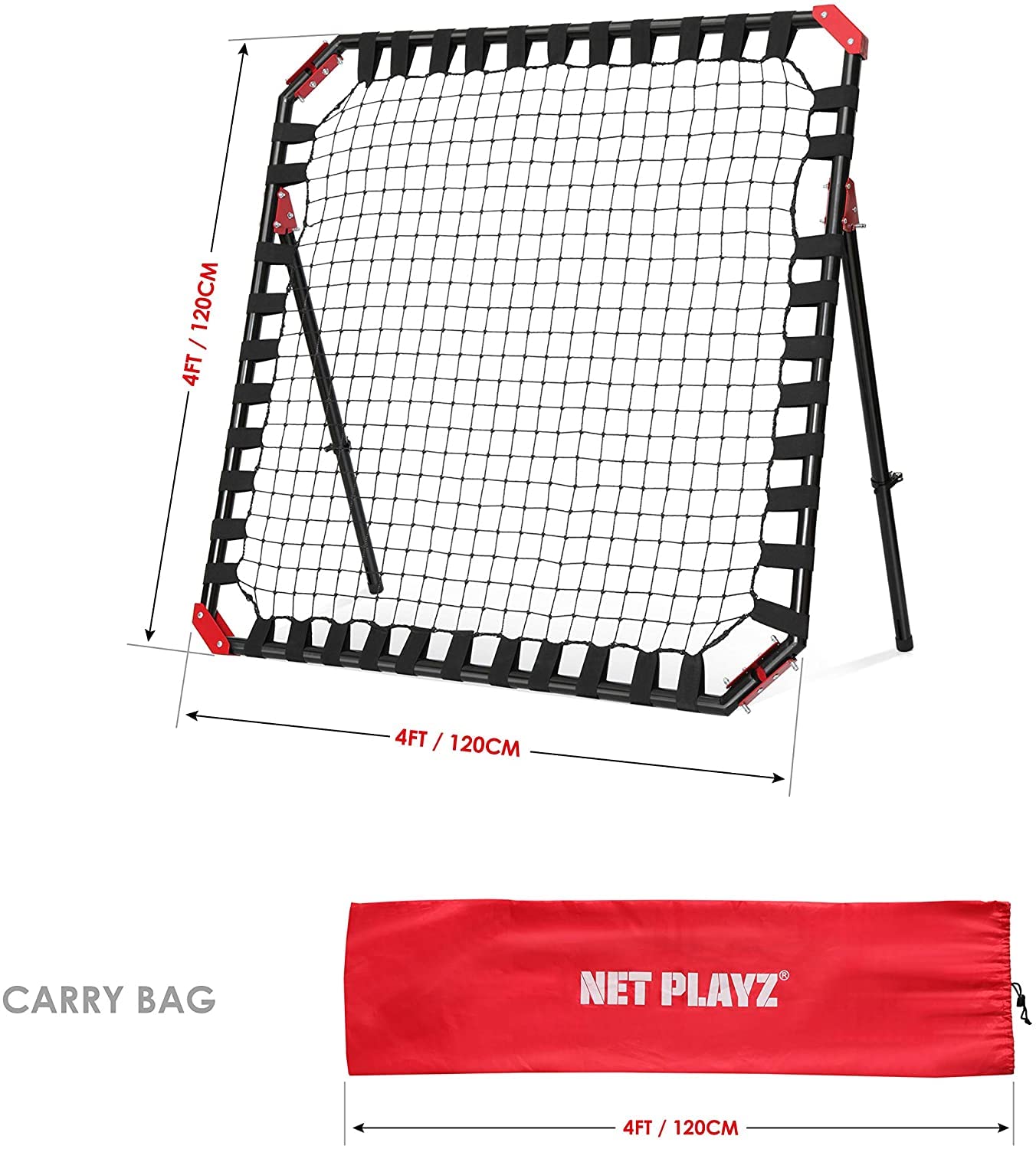 Best Soccer Return Training Equipment for Kids & Adults - Heavy-Duty Kickback Football Trainer for All Ages | Perfect for Backyard Practice, Team Drills & Solo Training