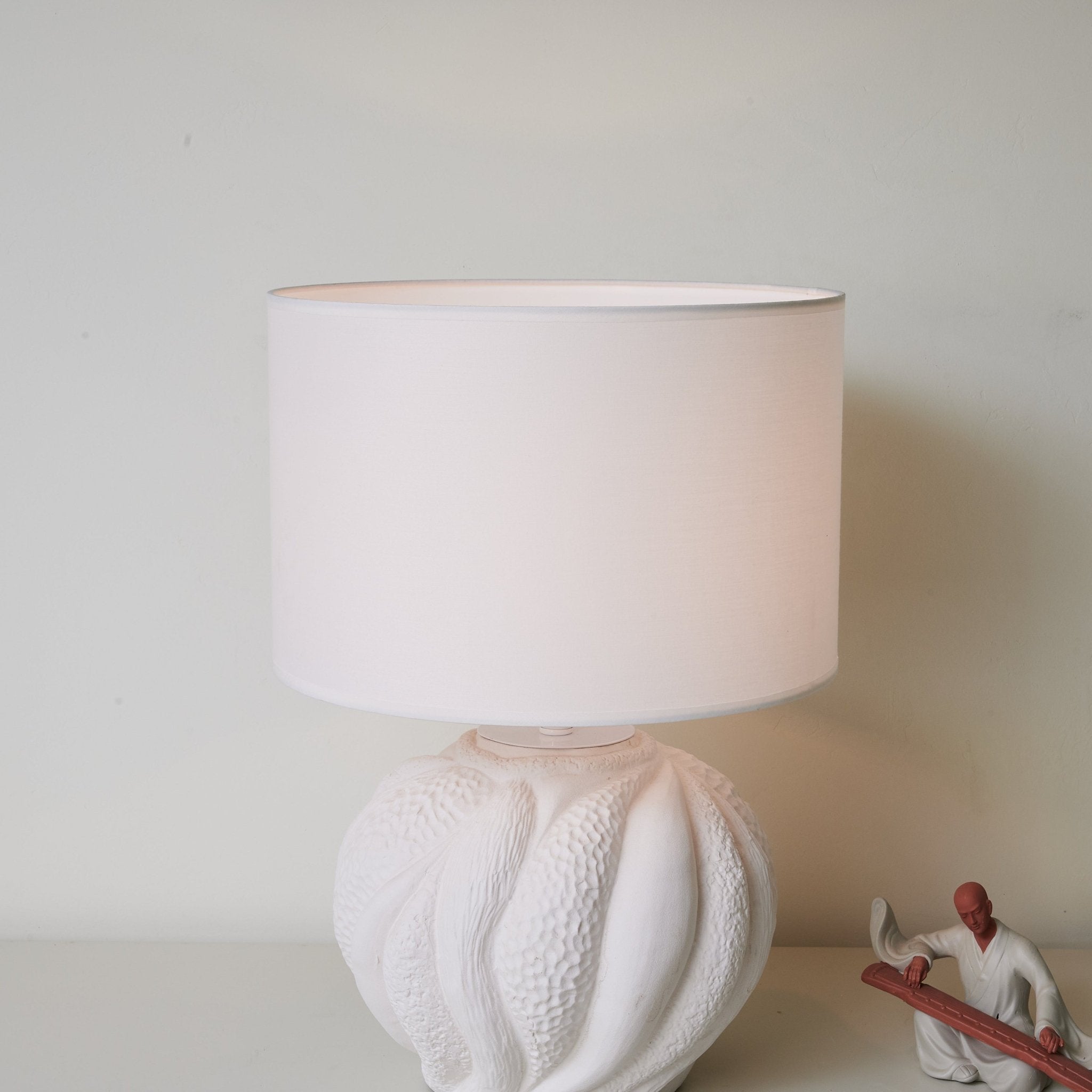 Corvara Modern Textured Table Lamp - Adjustable LED Desk Light for Bedroom, Living Room & Office - Warm White & Cool White Dimmable Lighting