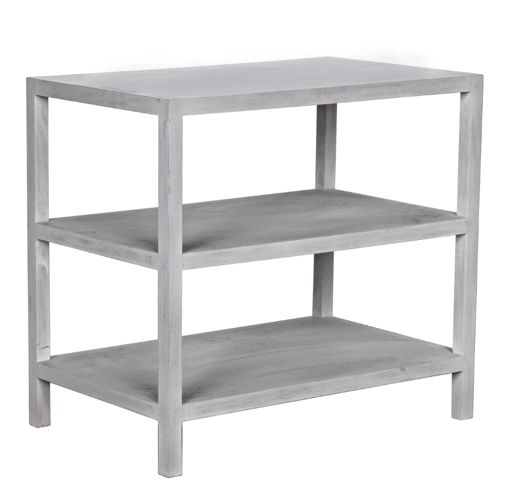 Taylor Two Tier Mahogany Accent Table - Elegant Side Table for Living Room, Bedroom & Office - Perfect for Displaying Decor, Books & Plants
