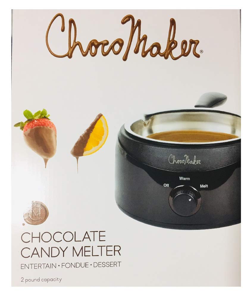 ChocoMaker Inc. Dress My Cupcake Chocolate Melter - Electric Candy Melting Pot for Baking, Cake Decorating & DIY Chocolate Making - Perfect for Home, Party & Gift Ideas