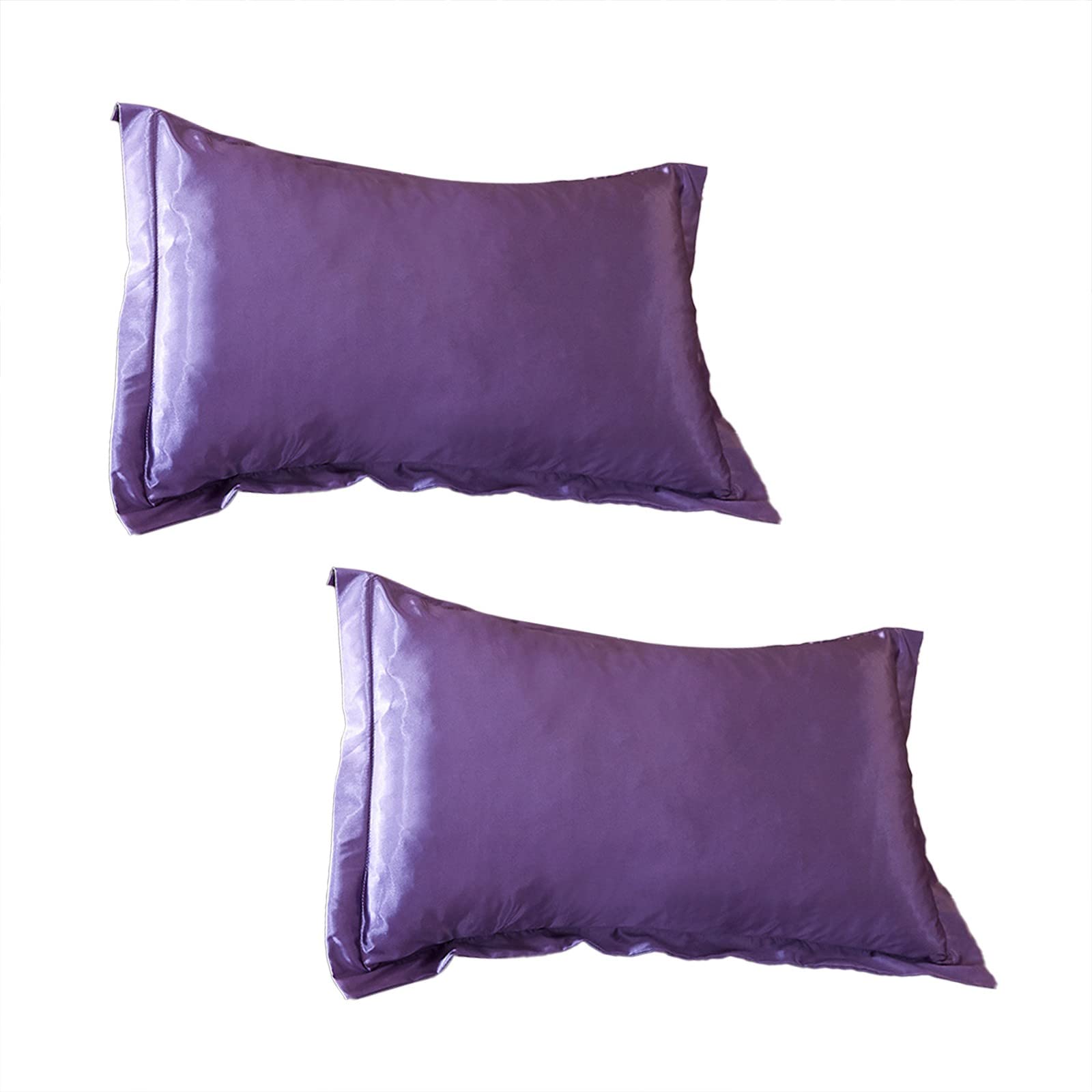 Premium Body Pillow Cover with Hidden Zipper - Soft Faux Silk Pillowcase 20x20 Inches - Solid Pink Christmas Decorative Pillow Cover for Sofa, Bed & Home Decor