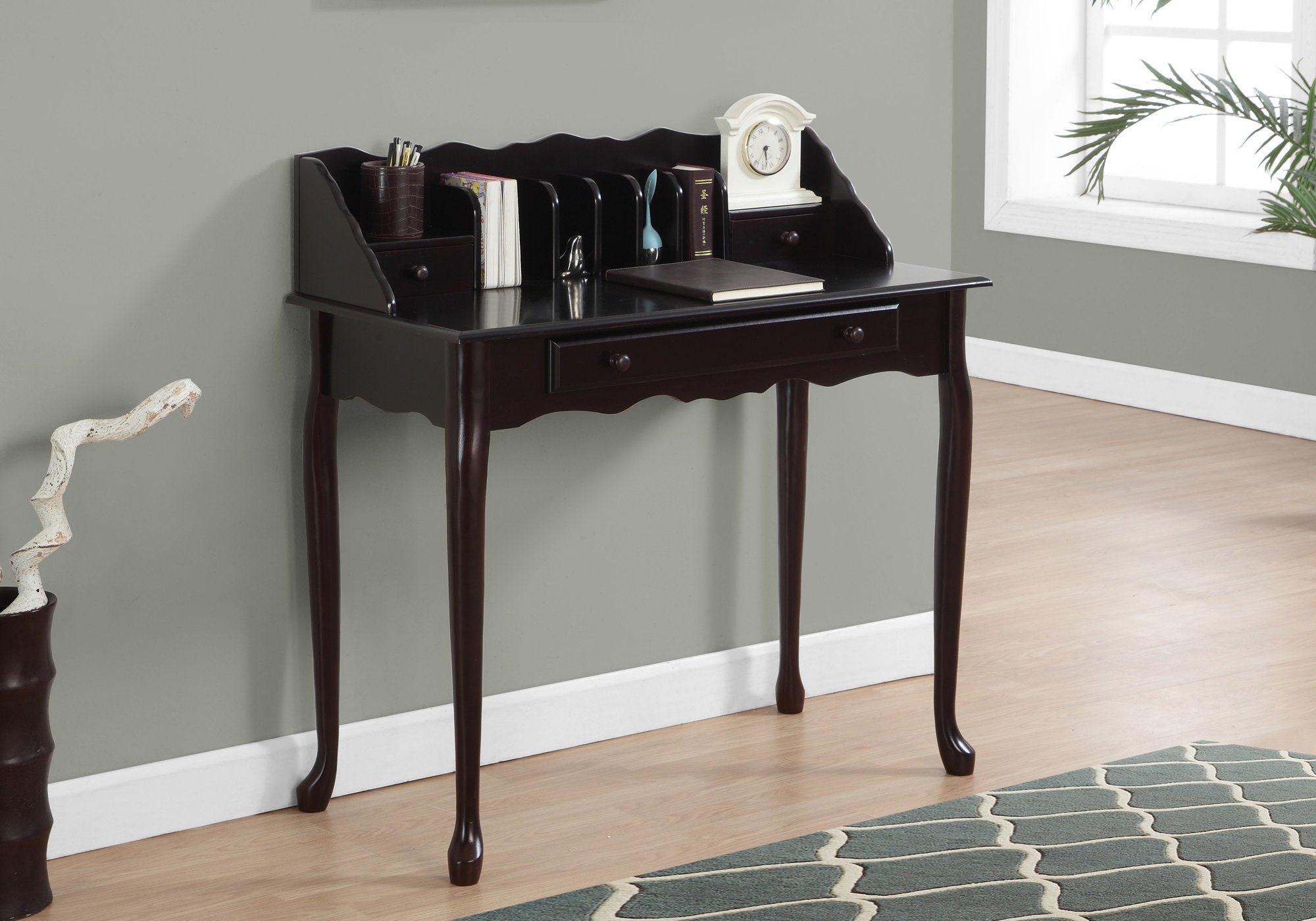 36L Dark Cherry Traditional Office Series - Stylish & Spacious File Cabinet for Home or Office Organization