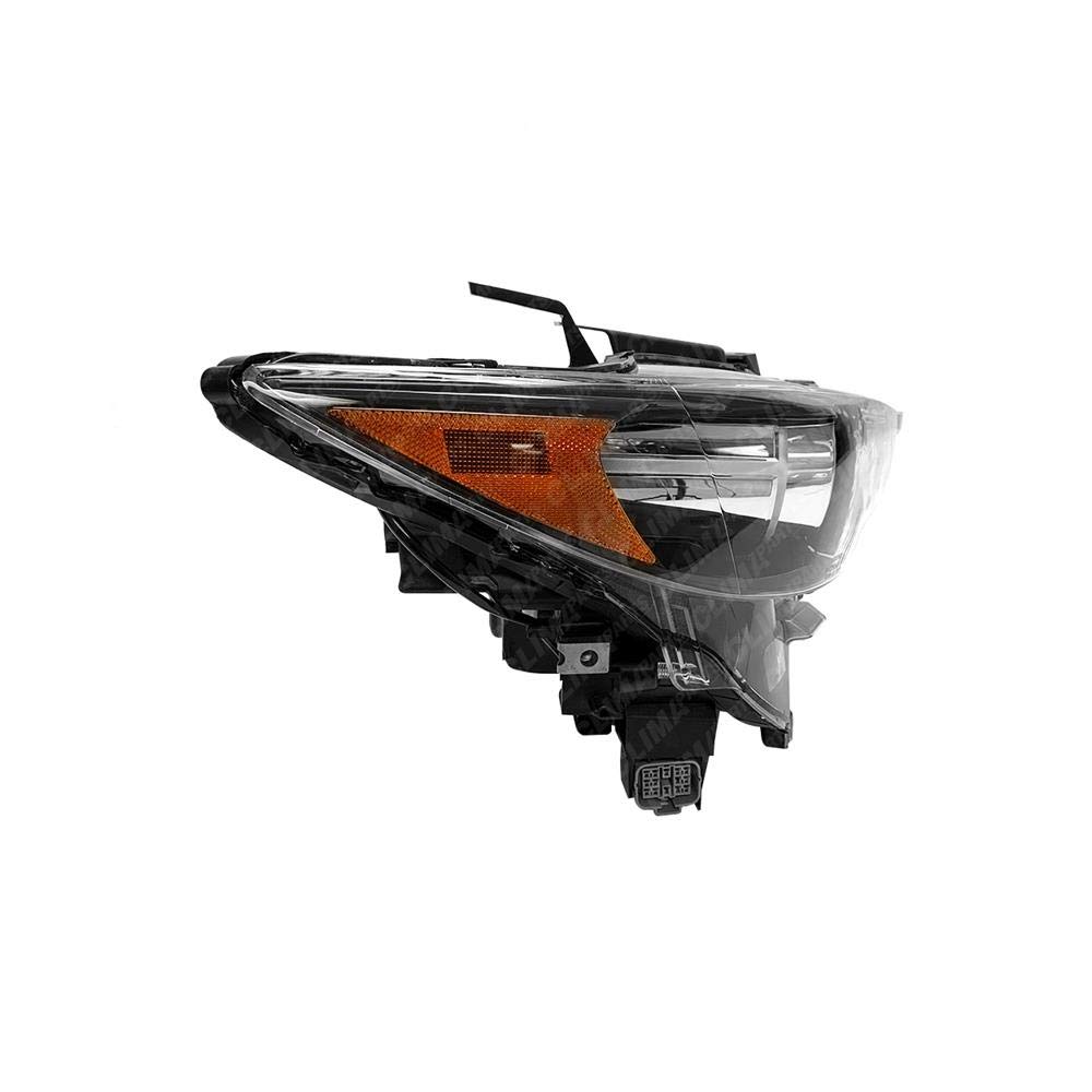MA2503151 Right Side Headlight Assembly Compatible with 2017-2019 Mazda CX-5 (Non-AFS) - Replacement Headlamp for Improved Night Driving & Enhanced Visibility