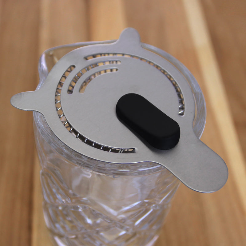 BarConic® Hawthorne Strainer - Premium Soft Touch Stainless Steel Cocktail Strainer for Bartenders & Home Mixology | Perfect for Craft Cocktails, Mojitos & Margaritas