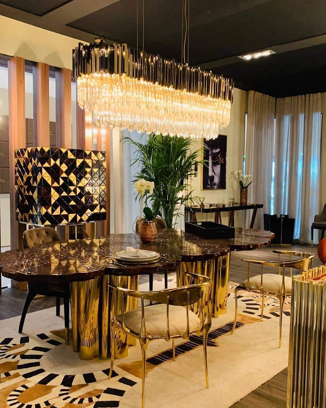 Empire Chandelier - Elegant Crystal Ceiling Light Fixture for Dining Room, Living Room & Bedroom | Perfect for Home Decor & Luxury Interior Design
