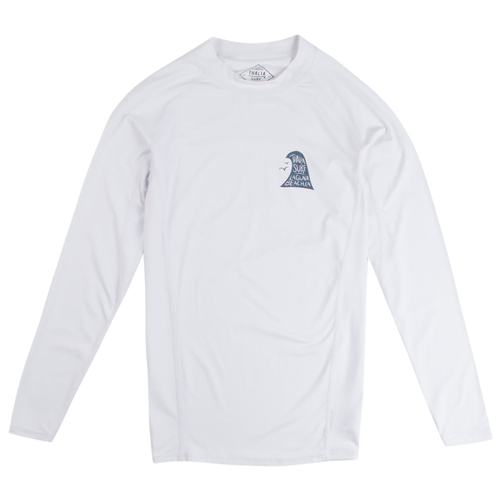 Thalia Surf Bird Barrel Long Sleeve Women's Rashguard - UPF 50+ Sun Protection Swim Shirt for Surfing, Swimming & Beach Activities