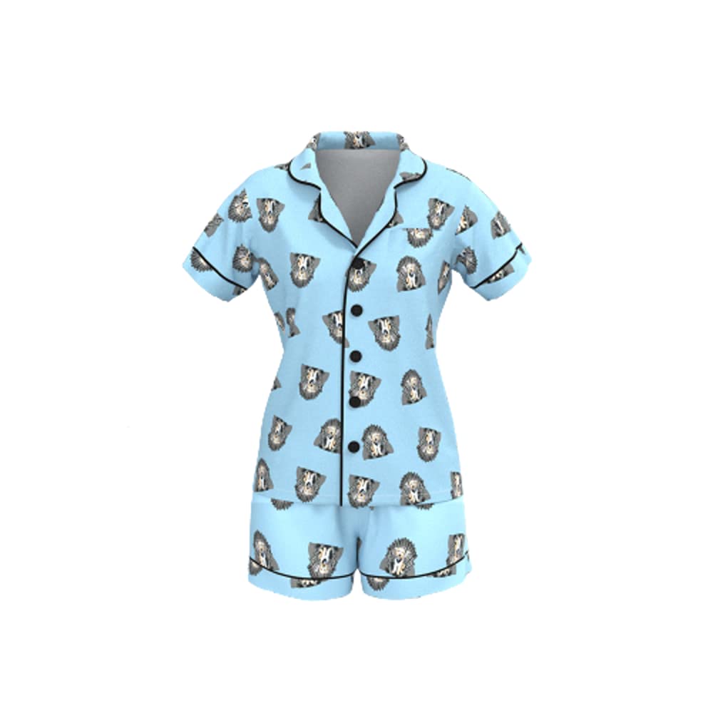 Custom Photo Pajamas for Women - Personalized Pet Face Sleepwear with Your Dog or Cat Picture - Cozy Matching Pajama Set for Pet Lovers Gift - Perfect for Christmas, Birthday & Sleepovers