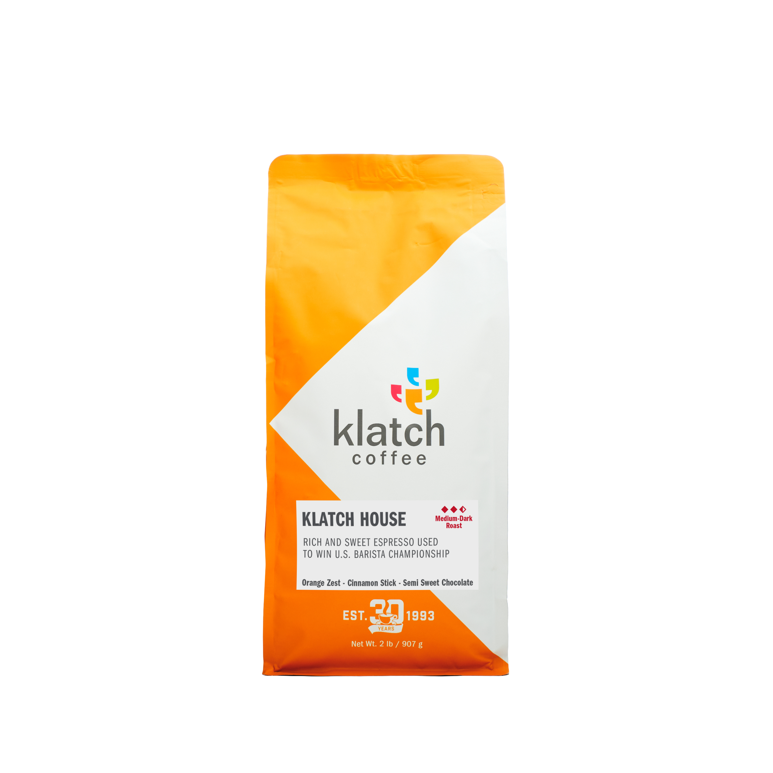 Klatch House Espresso - Premium Italian Coffee Beans for Espresso Machines - Perfect for Home Brewing, Cafes & Office Coffee Stations