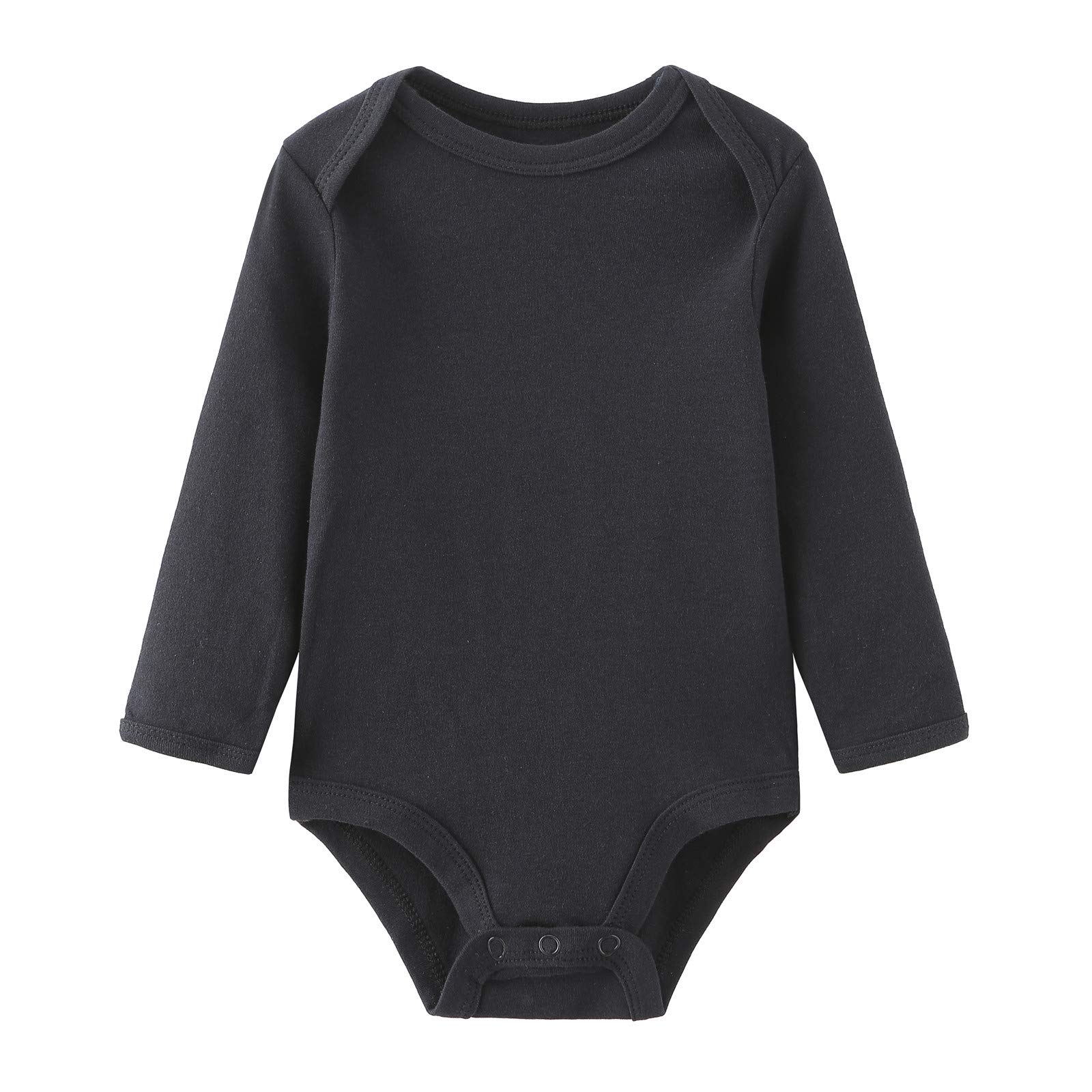 Premium Unisex Baby Long-Sleeve Bodysuits - Soft Cotton Infant Onesies for Boys & Girls (3-Pack) | Perfect for Everyday Wear, Playtime & Photo Shoots