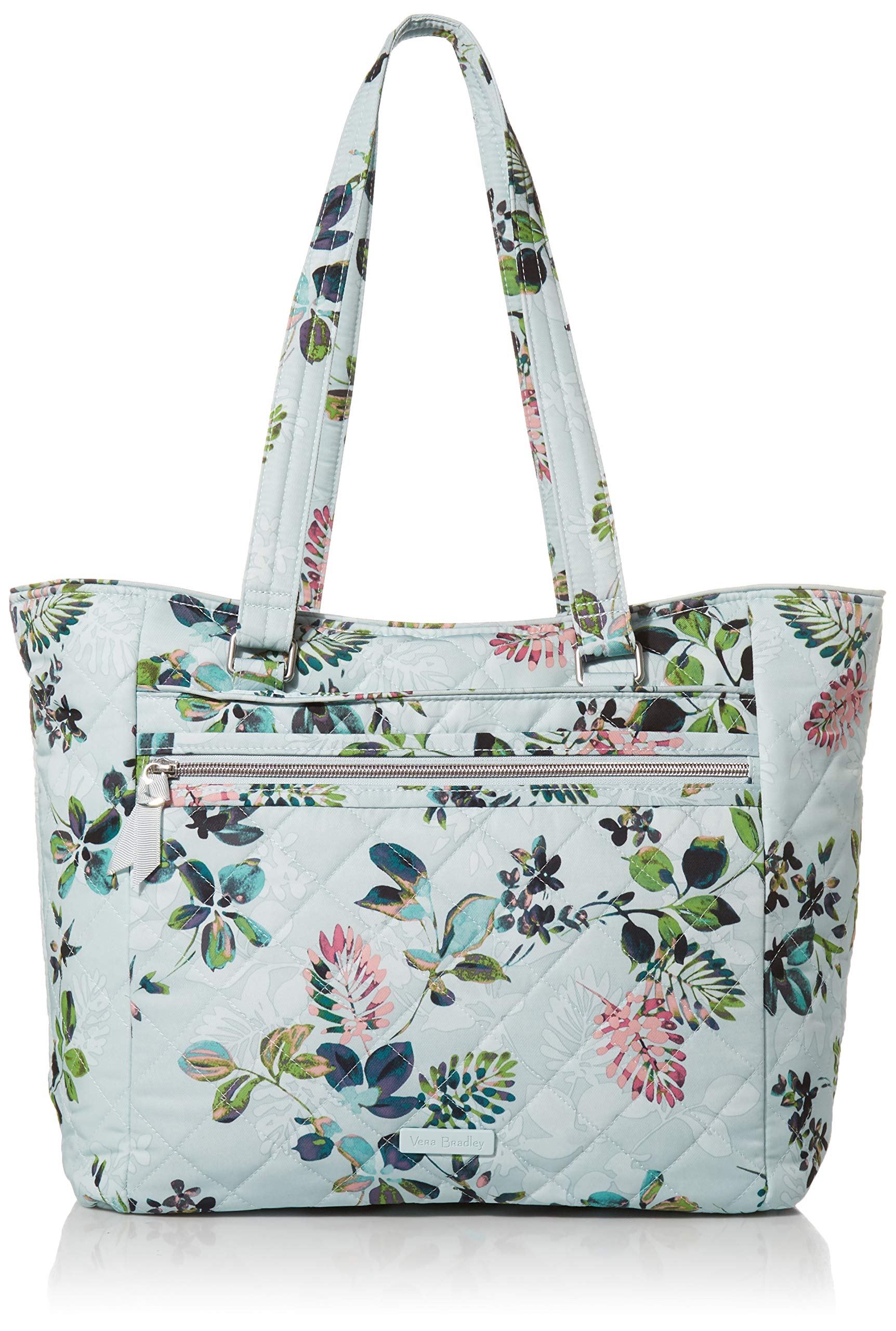 Vera Bradley Women's Performance Twill Work Tote Bag - Stylish & Durable Laptop Bag for Office, Travel & Commuting | Professional Work Tote with Multiple Pockets
