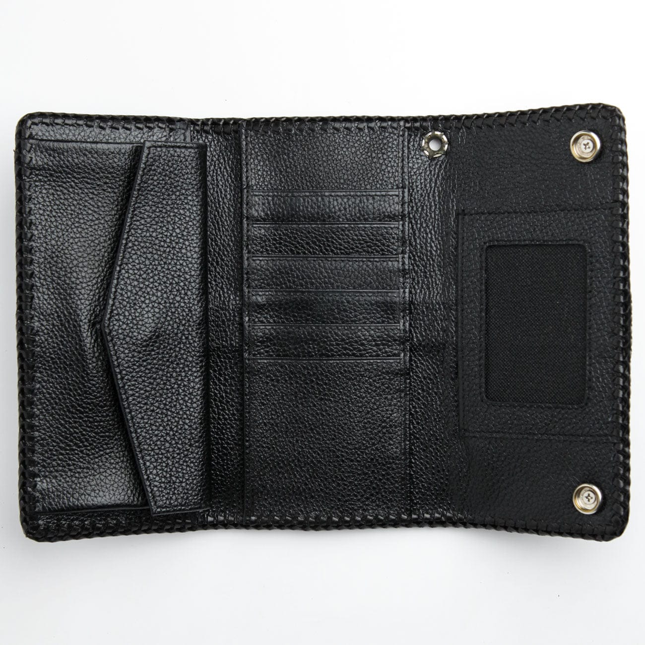 Genuine White Leather Biker Wallet with Scorpion Carving - Stylish & Durable Motorcycle Wallet for Men - Perfect for Riding, Travel & Everyday Use