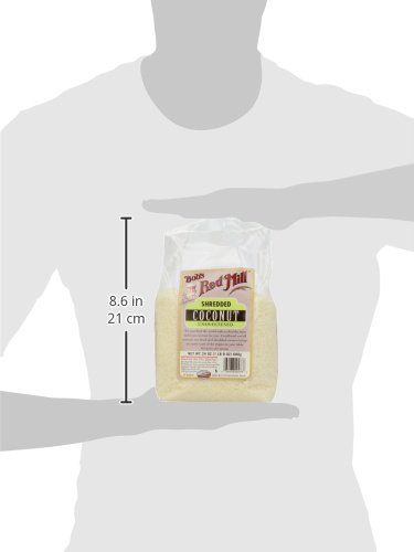 Bob's Red Mill Unsweetened Shredded Coconut - 24 Ounce (Pack of 4) | Organic, Gluten-Free Coconut Flakes for Baking, Smoothies & Healthy Snacks | Perfect for Granola, Desserts & Vegan Recipes