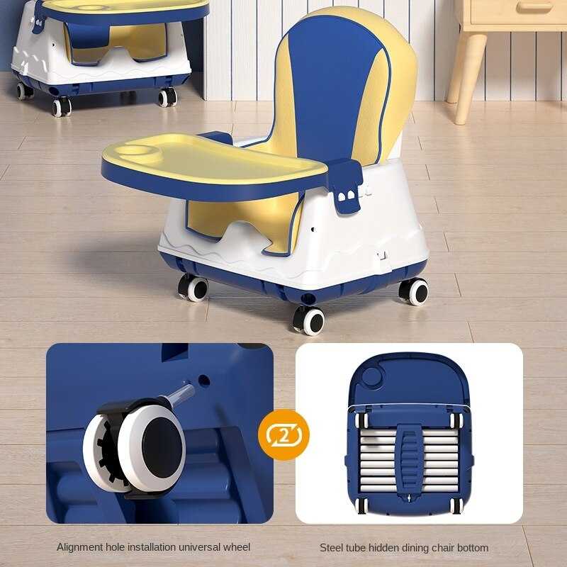 Best Baby High Chair for Comfortable Meals – Adjustable & Safe Dining Chair for Toddlers & Kids – Perfect for Home, Restaurants, and Daycare Use