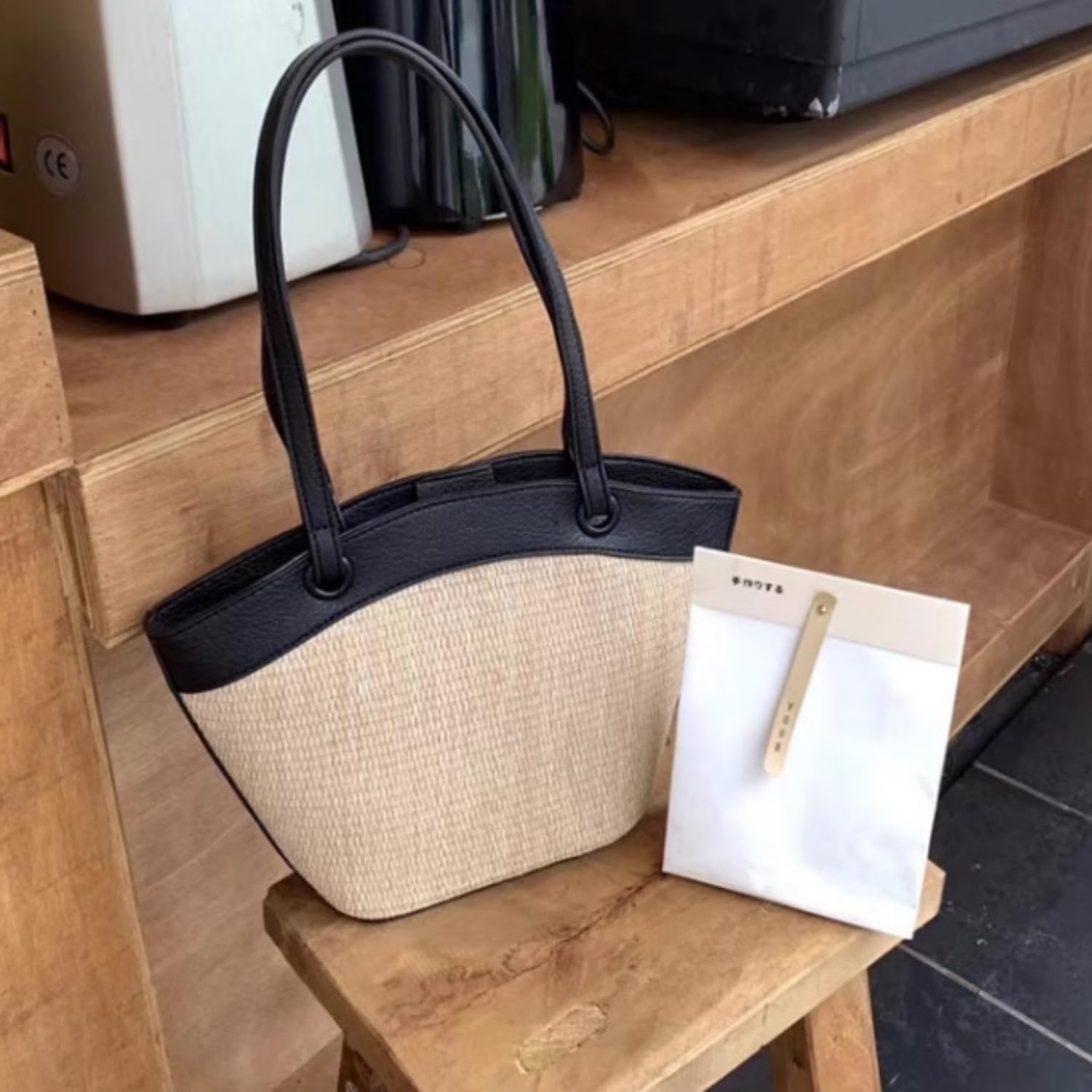Eco-Friendly Straw Tote Bag for Women - Handmade Woven Beach Shoulder Bag - Summer Hobo Purse for Vacation, Picnic & Shopping | Perfect for Beach Outings, Farmers Market & Casual Day Trips