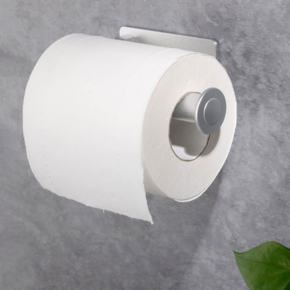 Wall Mounted Toilet Paper Holder - Under Cabinet Roll Dispenser, Aluminum Bathroom Tissue Holder for Space Saving & Stylish Decor - Perfect for Small Bathrooms, RVs & Apartments