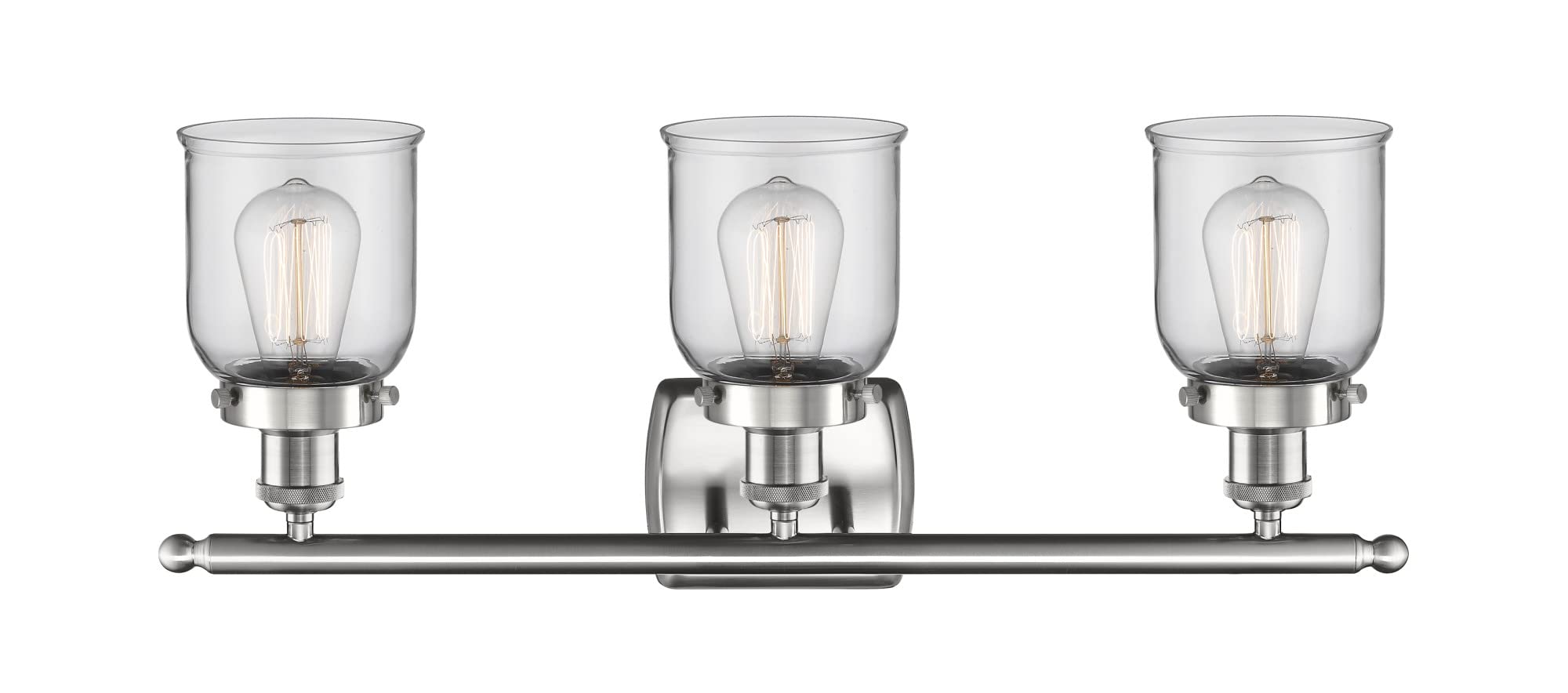 Ballston Collection 3-Light Bathroom Vanity Fixture in Chrome Finish - Elegant Transitional Design for Modern Bathrooms, Perfect for Master Bath or Guest Bathroom Lighting