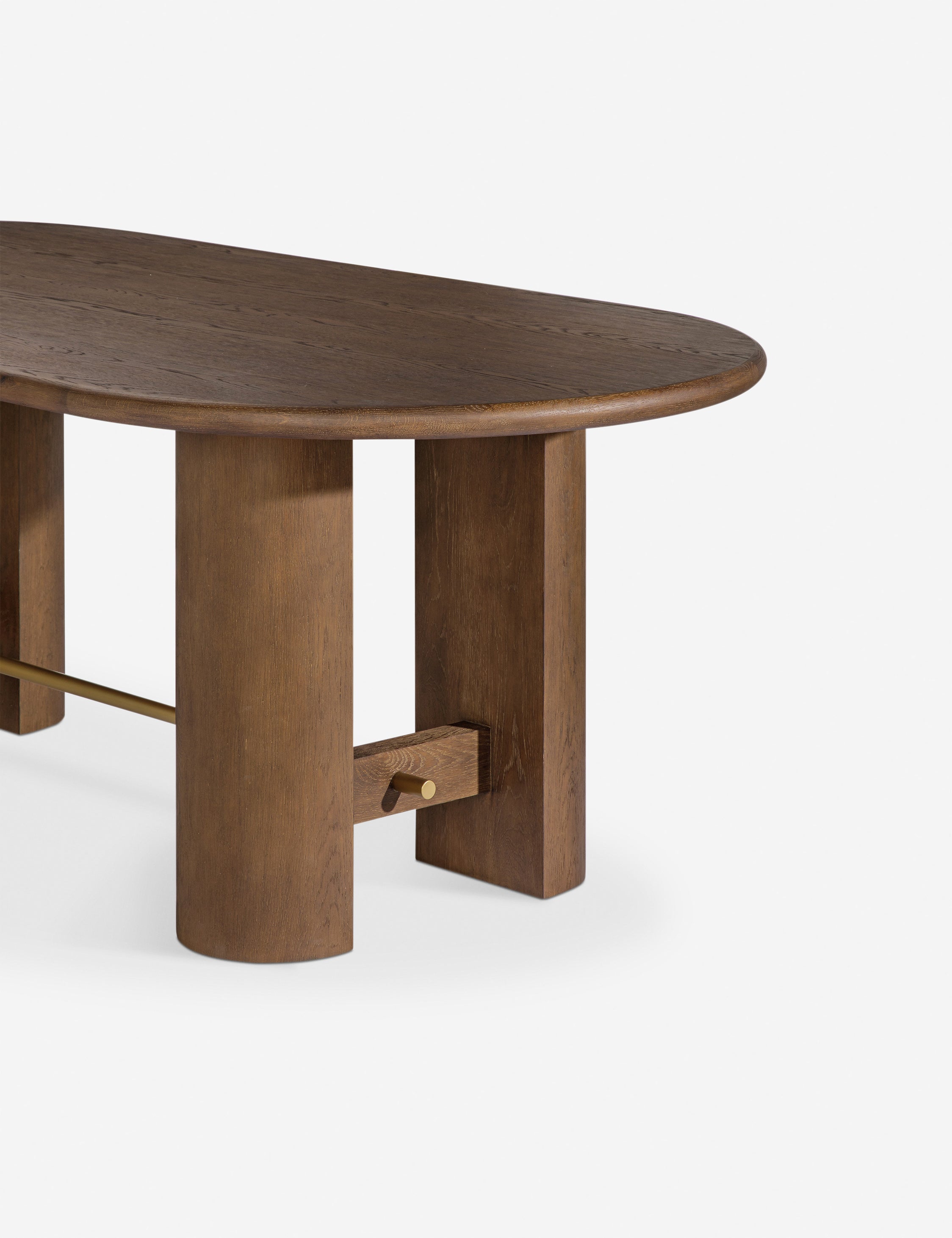 Brooks Dining Table by Black Birch Homes x Co House Designs – Modern Farmhouse Style Wooden Dining Table for Kitchen, Dining Room & Entertaining