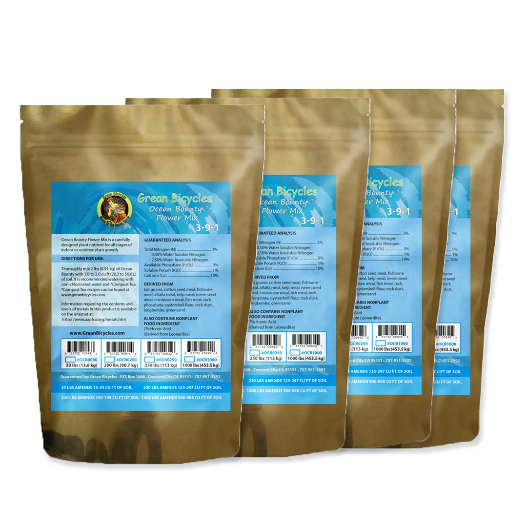 Ocean Bounty 8 lbs Natural Plant Food - Organic Indoor & Outdoor Plant Nutrients for Flowers, Vegetables & Herbs | Perfect for Home Garden, Potted Plants & Landscaping