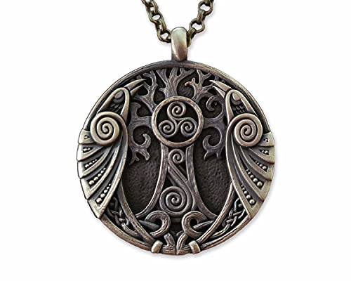 Yggdrasil Pendant V6 - Brass
